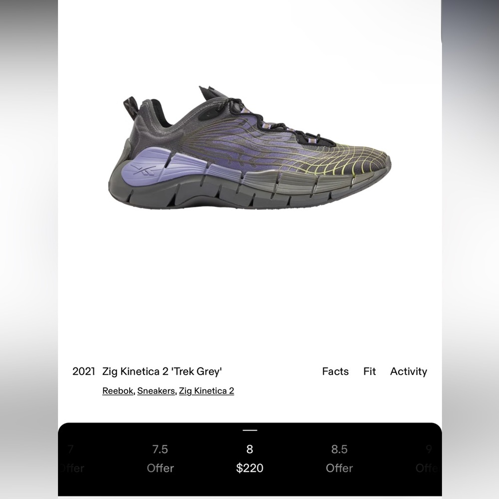Reebok zig kinetica